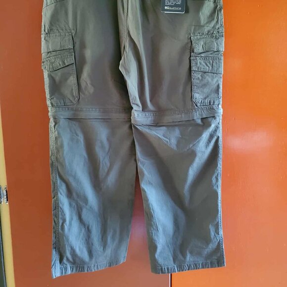 NEW Men's Cargo Convertible Pant (Green) - Picture 7 of 12